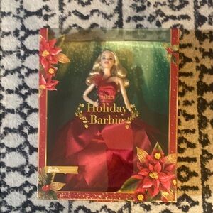 Barbie Holiday Doll in Red Dress
